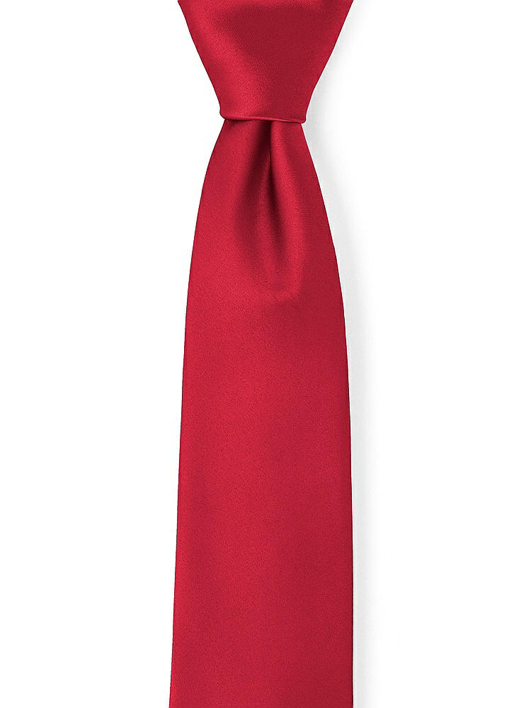 Front View - Flame Matte Satin Neckties by After Six