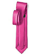 Rear View Thumbnail - Fuchsia Matte Satin Neckties by After Six