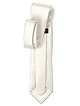 Rear View Thumbnail - Ivory Matte Satin Neckties by After Six