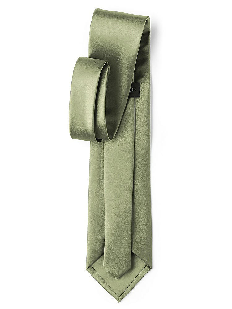 Back View - Kiwi Matte Satin Neckties by After Six