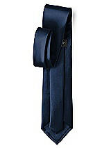 Rear View Thumbnail - Midnight Navy Matte Satin Neckties by After Six