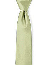 Front View Thumbnail - Mint Matte Satin Neckties by After Six