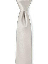 Front View Thumbnail - Oyster Matte Satin Neckties by After Six