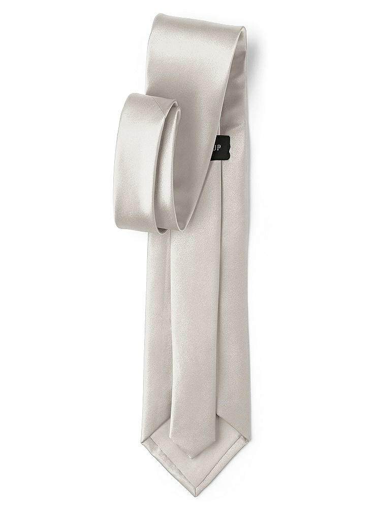 Back View - Oyster Matte Satin Neckties by After Six
