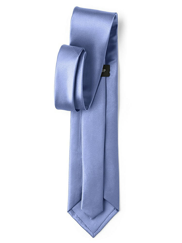 Back View - Periwinkle - PANTONE Serenity Matte Satin Neckties by After Six
