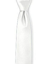 Front View Thumbnail - White Matte Satin Neckties by After Six