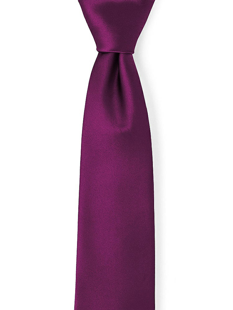 Front View - Wild Berry Matte Satin Neckties by After Six