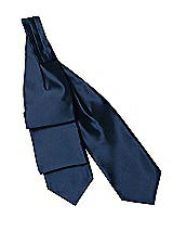 Rear View Thumbnail - Midnight Navy Matte Satin Cravats by After Six