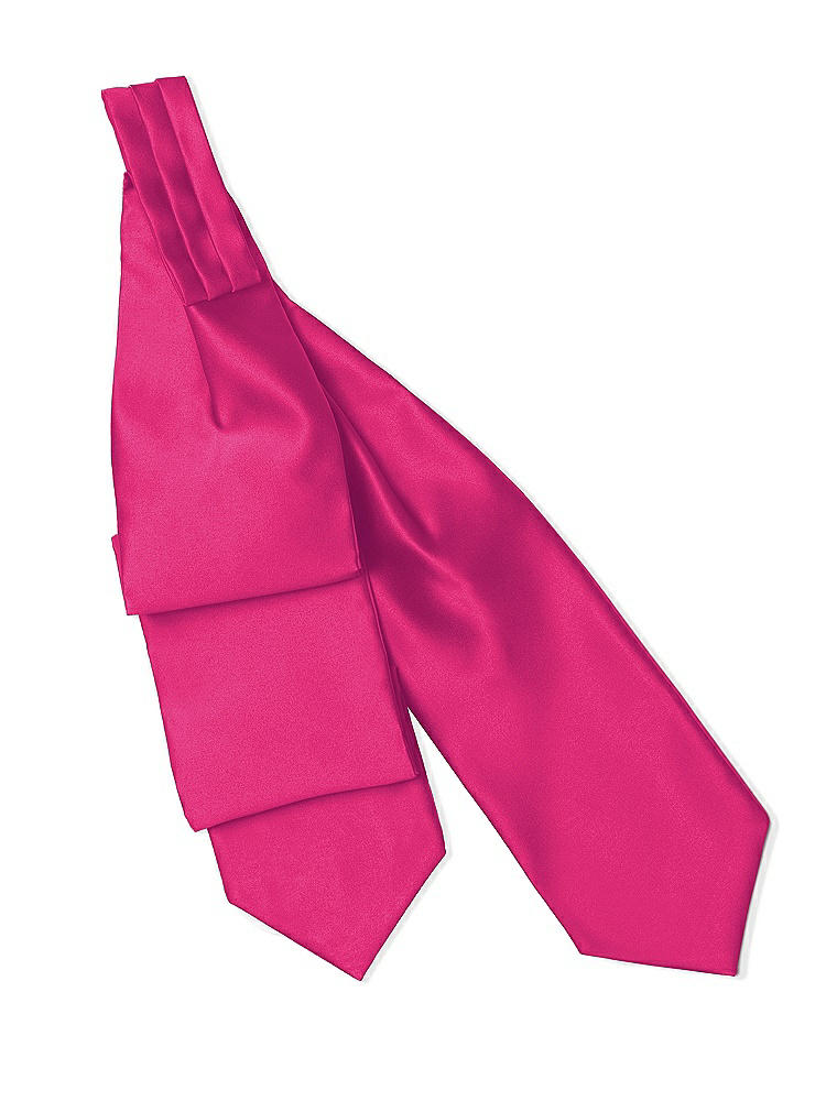 Back View - Think Pink Matte Satin Cravats by After Six