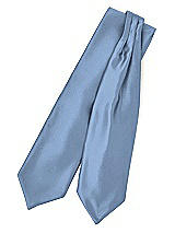 Front View Thumbnail - Windsor Blue Matte Satin Cravats by After Six