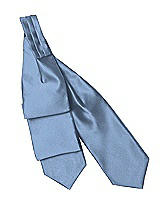 Rear View Thumbnail - Windsor Blue Matte Satin Cravats by After Six