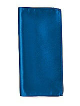 Front View Thumbnail - Cerulean Matte Satin Pocket Squares by After Six