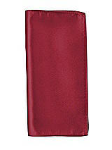 Front View Thumbnail - Claret Matte Satin Pocket Squares by After Six