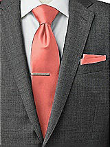Rear View Thumbnail - Ginger Matte Satin Pocket Squares by After Six