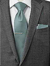Rear View Thumbnail - Icelandic Matte Satin Pocket Squares by After Six