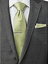 Rear View Thumbnail - Mint Matte Satin Pocket Squares by After Six