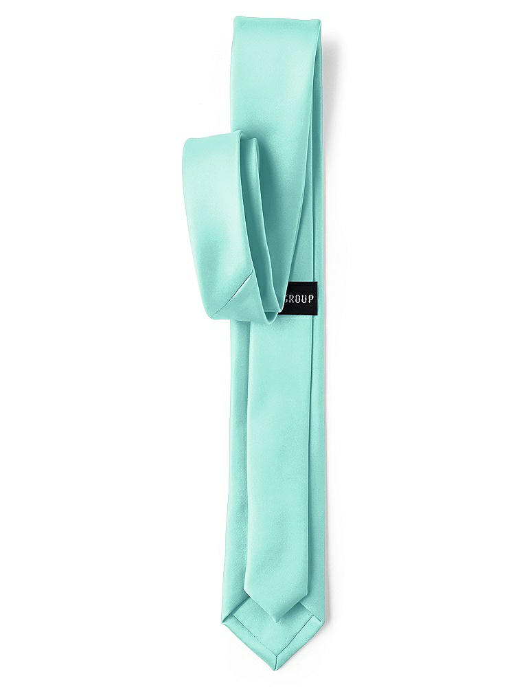 Back View - Coastal Matte Satin Narrow Ties by After Six