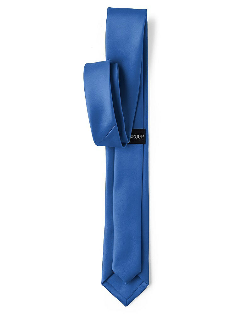 Back View - Lapis Matte Satin Narrow Ties by After Six
