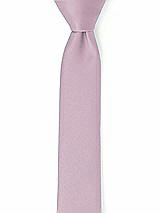 Front View Thumbnail - Suede Rose Matte Satin Narrow Ties by After Six
