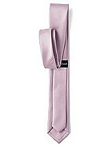 Rear View Thumbnail - Suede Rose Matte Satin Narrow Ties by After Six