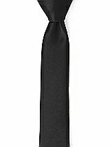Front View Thumbnail - Black Matte Satin Narrow Ties by After Six