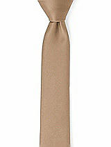 Front View Thumbnail - Cappuccino Matte Satin Narrow Ties by After Six
