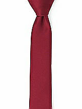 Front View Thumbnail - Claret Matte Satin Narrow Ties by After Six