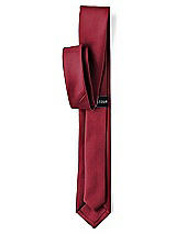 Rear View Thumbnail - Claret Matte Satin Narrow Ties by After Six