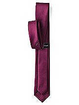Rear View Thumbnail - Ruby Matte Satin Narrow Ties by After Six
