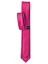 Rear View Thumbnail - Think Pink Matte Satin Narrow Ties by After Six