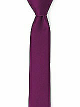 Front View Thumbnail - Wild Berry Matte Satin Narrow Ties by After Six