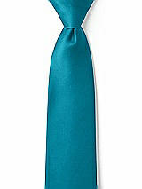 Front View Thumbnail - Oasis Matte Satin Boy's 14" Zip Necktie by After Six