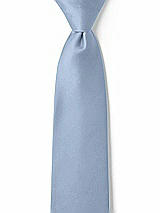 Front View Thumbnail - Cloudy Matte Satin Boy's 14" Zip Necktie by After Six