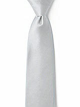 Front View Thumbnail - Frost Matte Satin Boy's 14" Zip Necktie by After Six
