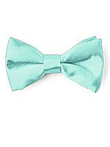 Front View Thumbnail - Coastal Matte Satin Boy's Clip Bow Tie by After Six