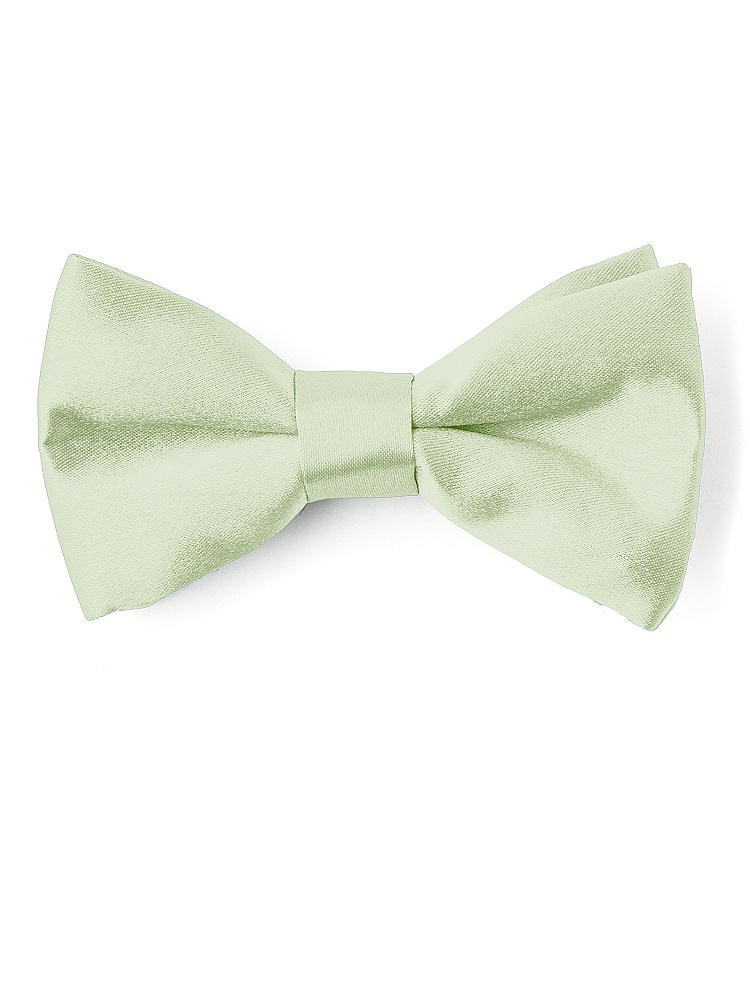 Front View - Limeade Matte Satin Boy's Clip Bow Tie by After Six