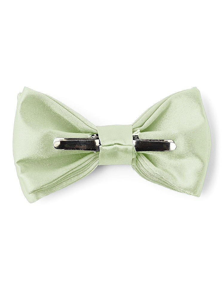 Back View - Limeade Matte Satin Boy's Clip Bow Tie by After Six