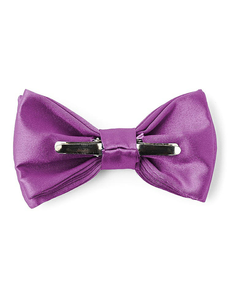 Back View - Orchid Matte Satin Boy's Clip Bow Tie by After Six