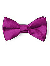 Front View Thumbnail - Persian Plum Matte Satin Boy's Clip Bow Tie by After Six