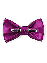 Rear View Thumbnail - Persian Plum Matte Satin Boy's Clip Bow Tie by After Six