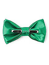 Rear View Thumbnail - Pantone Emerald Matte Satin Boy's Clip Bow Tie by After Six