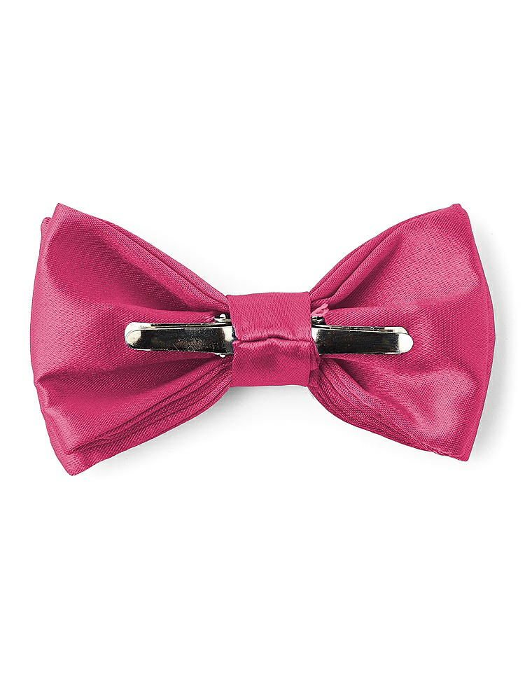 Back View - Shocking Matte Satin Boy's Clip Bow Tie by After Six