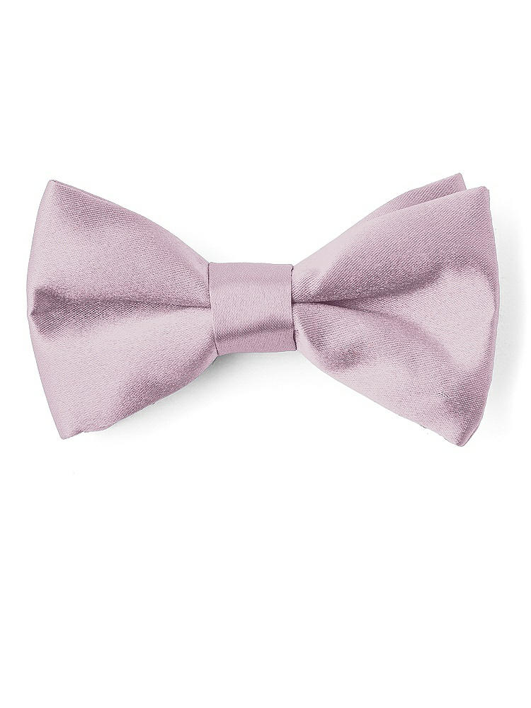 Front View - Suede Rose Matte Satin Boy's Clip Bow Tie by After Six