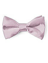 Front View Thumbnail - Suede Rose Matte Satin Boy's Clip Bow Tie by After Six