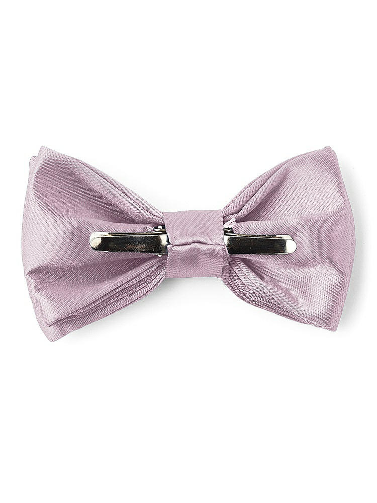 Back View - Suede Rose Matte Satin Boy's Clip Bow Tie by After Six
