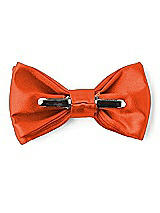 Rear View Thumbnail - Tangerine Tango Matte Satin Boy's Clip Bow Tie by After Six