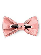 Rear View Thumbnail - Apricot Matte Satin Boy's Clip Bow Tie by After Six