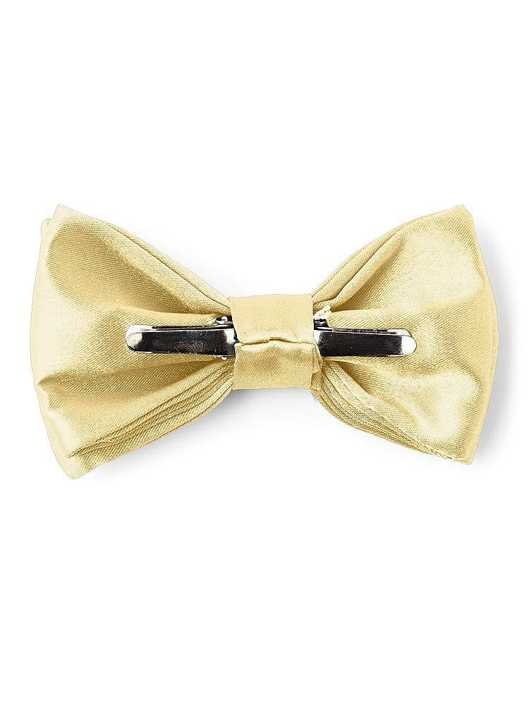 Back View - Buttercup Matte Satin Boy's Clip Bow Tie by After Six