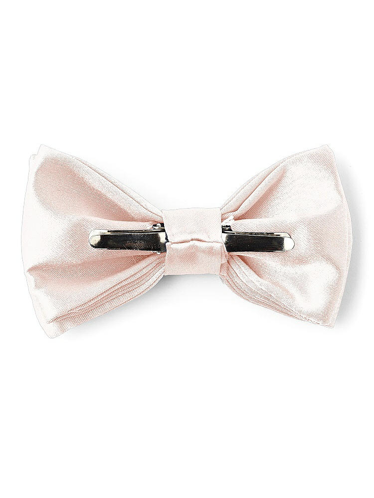 Back View - Blush Matte Satin Boy's Clip Bow Tie by After Six