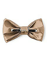 Rear View Thumbnail - Cappuccino Matte Satin Boy's Clip Bow Tie by After Six